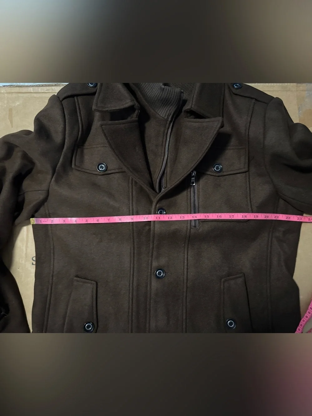 Heavyweight Fleece Double-Faced with Detachable Front Double Collar & Zipper